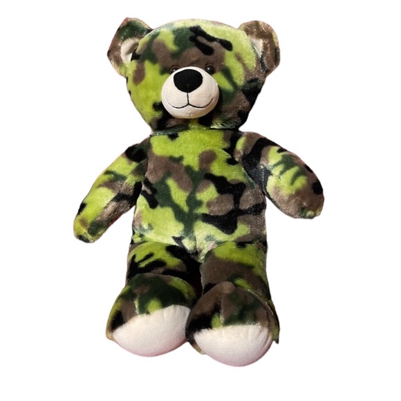 Build -A-Bear Camouflage Camo Bear - EUC - Picture 1 of 6